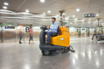 The TASKI Twister twins Diversey’s award-winning range of TASKI scrubber driers with HTC’s acclaimed floor pads.