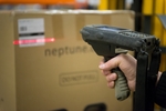 Barcodes are scanned as items move through the warehouse.
