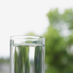 Glass of water.