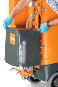 TASKI IntelliSpray container mounted on scrubber drier