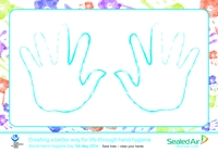 Give Diversey Care a hand to support the WHO's "Save Lives - Clean Your Hands" Day.