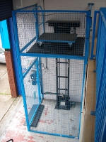 The Mezz Lift is easy to install, requires no structural changes to the building and does not need a floor pit.