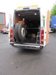 The Single Wheel Lift is a vehicle mounted platform lift with maximum working load of up to 250kg that can be installed at the rear or side door of a van.