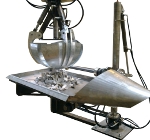 The unique device manufactured by Penny Hydraulics for use at Dungeness A.