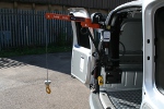 Cranes offer a versatile handling option on most vans.