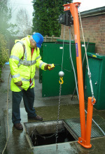 The latest Penny Hydraulics Davit Cranes have higher maximum working loads up to 995kg.