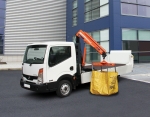 Larger cranes are ideal for handling all kinds of loads and can position items with complete precision to either side of the vehicle.